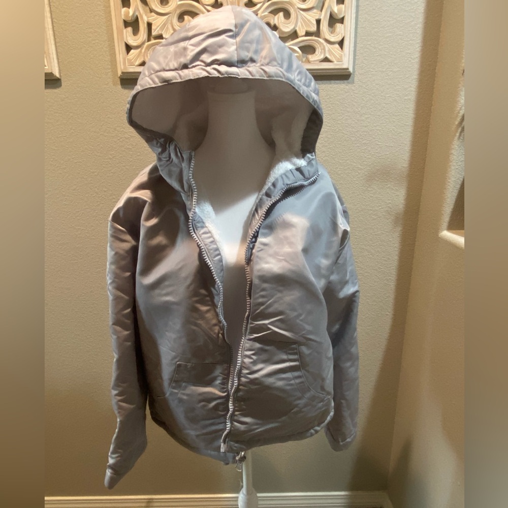 Fabletics Cher Polar Fleece Reversible Jacket NWT
